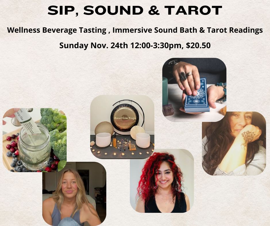 Sip, Sound, Tarot at Rasa Flow Yoga