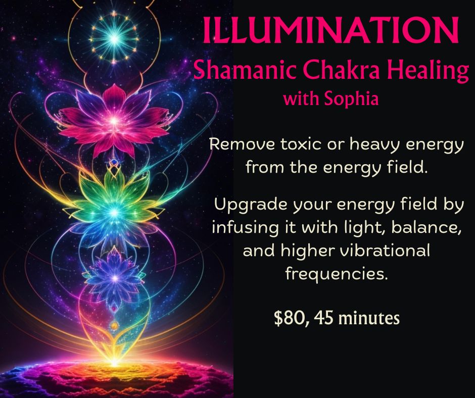 Illumination Shamanic Chakra Healing Clearing at Rasa Flow Yoga