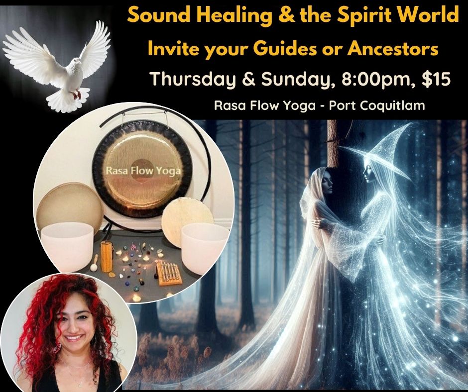 Sound Healing and Spirit Guides at Rasa Flow Yoga