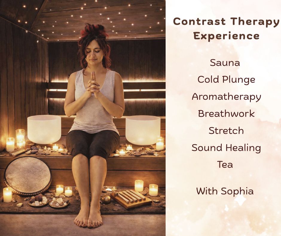 Contrast Therapy, Sauna, Cold Plunge with Sophia - Rasa Flow Yoga at Pyramid of Wellness