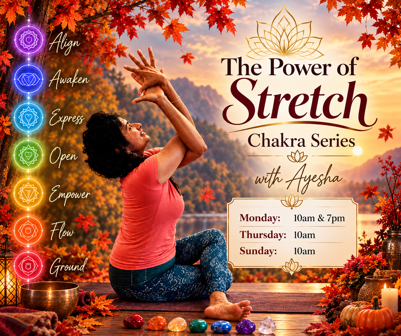 The Power of Stretch with Ayesha at Rasa Flow Yoga