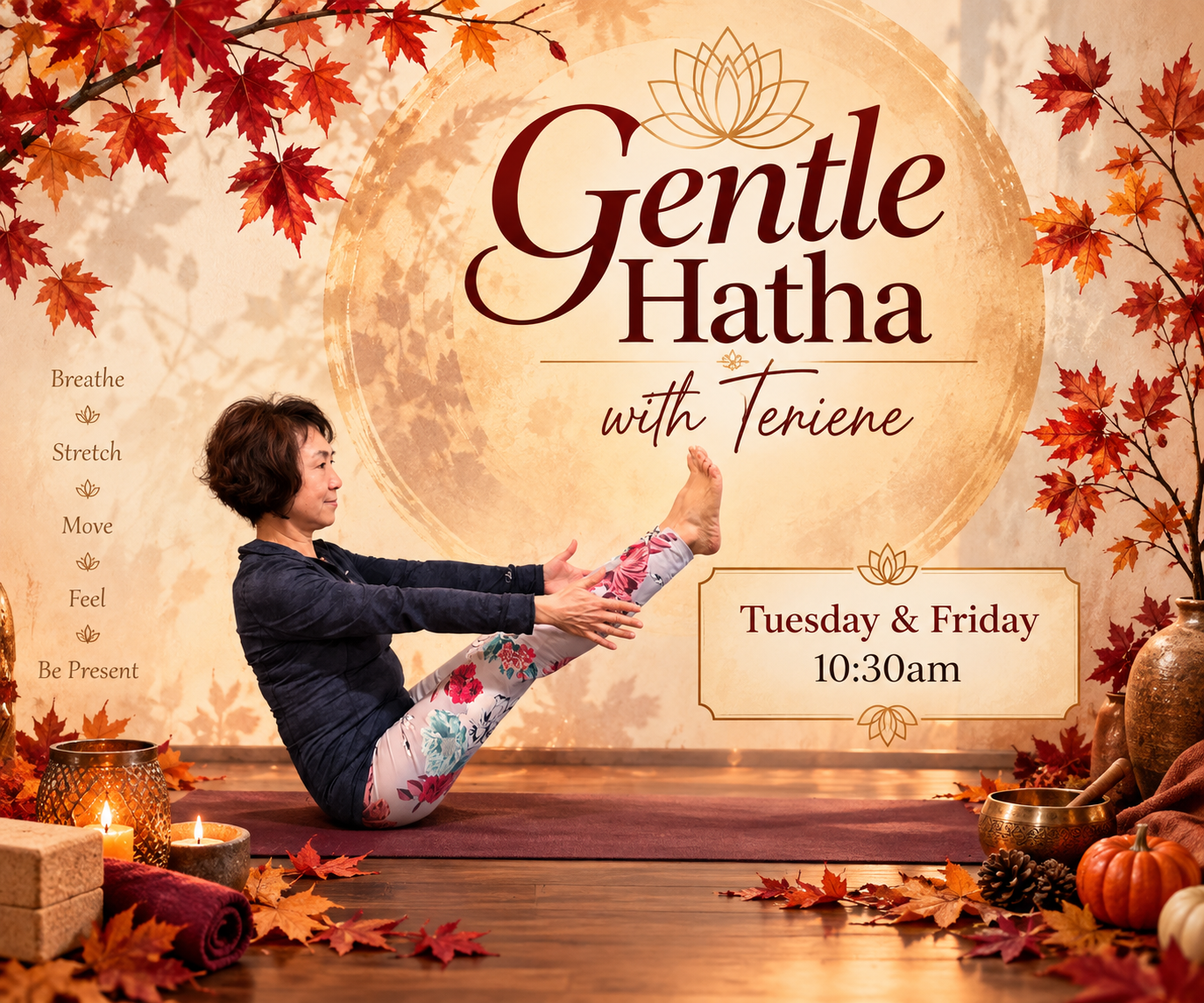 Gentle Hatha with Teriene at Rasa Flow Yoga